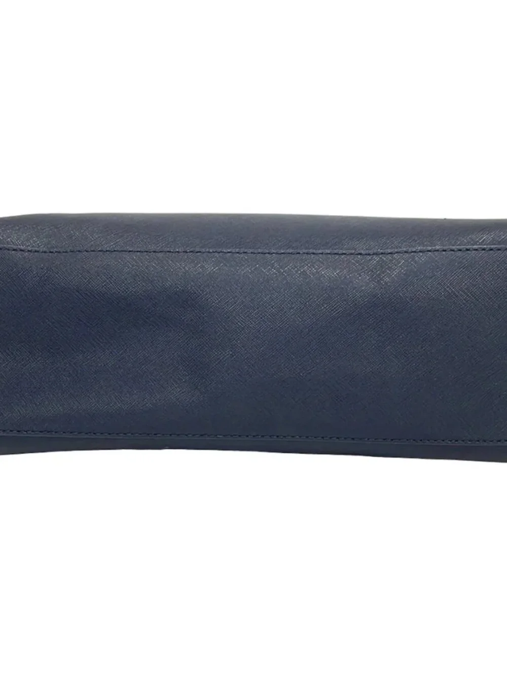 TORY BURCH Dark Navy Leather Tote Bag